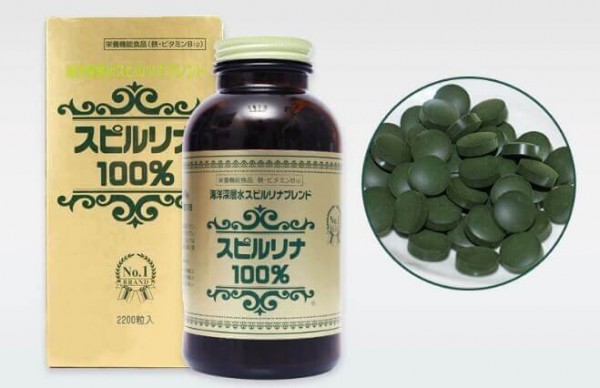 Tảo Xoắn Spirulina Nhật Bản 2200 Viên